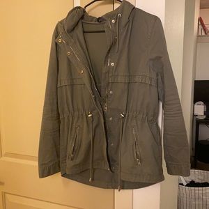 Green army jacket